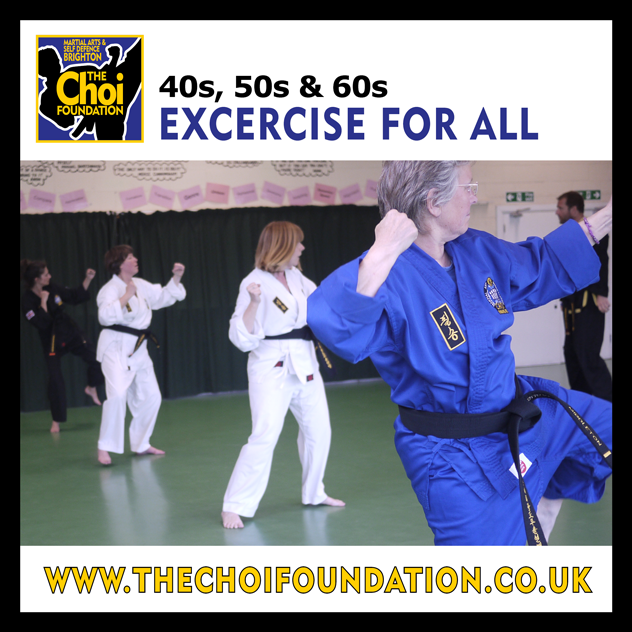 Students in their 40s, 50s & 60s Martial Art and Self-defence in Brighton at The Choi Foundation