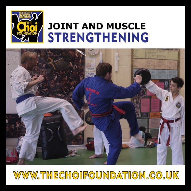 Joint and muscle strengthening fitness at Brighton Marital Arts and Self-defence classes, The Choi Foundation, Robert Tanswell