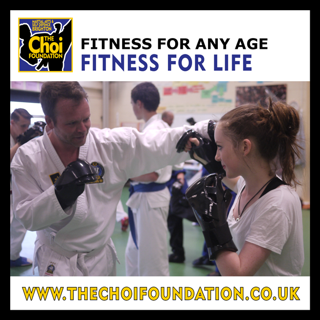 Fitness for any age. Fitness for life at Brighton Marital Arts and Self-defence classes, The Choi Foundation, Robert Tanswell