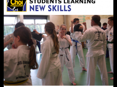 Students learning new skills at Martial Art and Self-defence in Brighton at The Choi Foundation