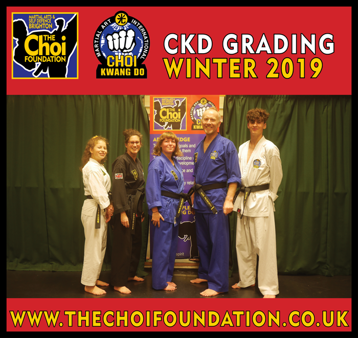 Grading Students at Brighton Martial Arts and Self-defence fitness classes, The Choi Foundation, Dorothy Stringer Sports Complex, Robert Tanswell